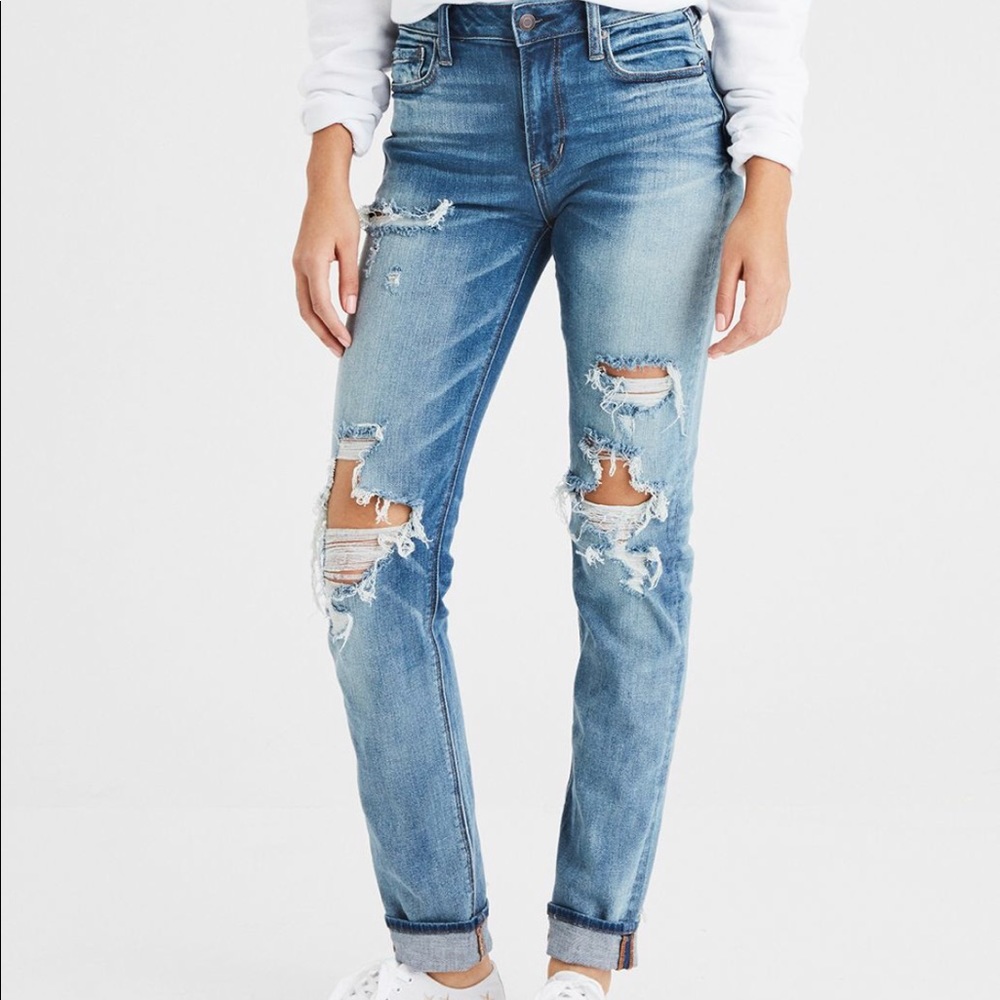 AE Denim X High-Waisted Slim Jean